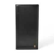 Pre-owned Leather wallets Cartier Vintage , Black , Heren