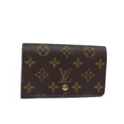 Pre-owned Canvas wallets Louis Vuitton Vintage , Brown , Dames