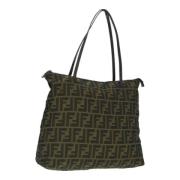 Pre-owned Canvas fendi-bags Fendi Vintage , Brown , Dames