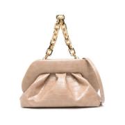 Krokodileffect Beige Tas THEMOIRè , Beige , Dames