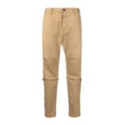 Beige Slim Fit Broek Dsquared2 , Beige , Heren