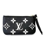 Pre-owned Leather wallets Louis Vuitton Vintage , Black , Dames