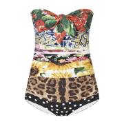 Gestreepte Badpak Dolce & Gabbana , Multicolor , Dames