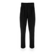 Geplooide Op Maat Gemaakte Broek Kenzo , Black , Dames