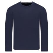 Blauwe Cashmere Ronde-hals Gebreide trui Gran Sasso , Blue , Heren