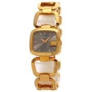 Pre-owned Glass watches Gucci Vintage , Yellow , Dames