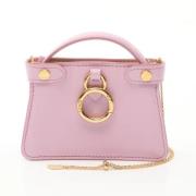 Pre-owned Leather fendi-bags Fendi Vintage , Purple , Dames