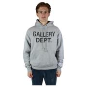 Center Logo Hoodie Heather Grey Gallery Dept. , Gray , Heren