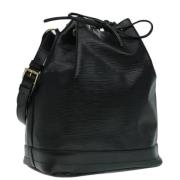 Pre-owned Leather louis-vuitton-bags Louis Vuitton Vintage , Black , D...