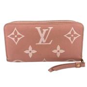 Pre-owned Leather wallets Louis Vuitton Vintage , Pink , Dames