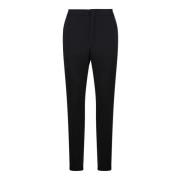 Zwarte Wol Jogger Broek Ermenegildo Zegna , Black , Heren