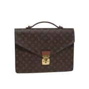 Pre-owned Canvas louis-vuitton-bags Louis Vuitton Vintage , Brown , Da...