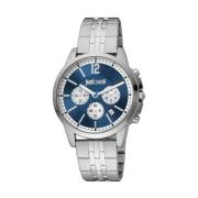 Zilveren Herenmode Horloge Just Cavalli , Gray , Heren