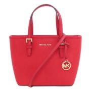 Pre-owned Leather shoulder-bags Michael Kors Pre-owned , Red , Dames