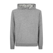 Merino en katoen hoodie trui Daniele Fiesoli , Gray , Heren