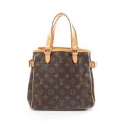 Pre-owned Canvas handbags Louis Vuitton Vintage , Brown , Dames