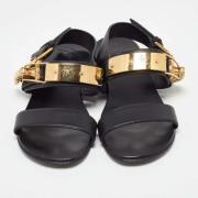 Pre-owned Leather sandals Giuseppe Zanotti Pre-owned , Black , Dames