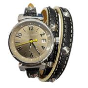 Pre-owned Leather watches Louis Vuitton Vintage , Brown , Dames