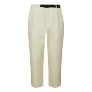 Tapered Enkellange Broek met Koordsluiting Goldwin , Beige , Heren