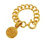 Pre-owned Metal chanel-jewelry Chanel Vintage , Yellow , Dames