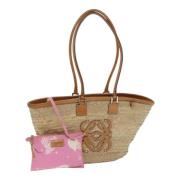 Pre-owned Canvas totes Loewe Pre-owned , Beige , Dames