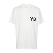 Stijlvolle T-shirts en Polos Y-3 , White , Heren