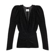 Zwarte Top voor Vrouwen Isabel Marant , Black , Dames