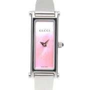 Pre-owned Stainless Steel watches Gucci Vintage , Pink , Dames