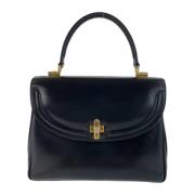 Pre-owned Leather handbags Gucci Vintage , Black , Dames