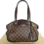 Pre-owned Canvas shoulder-bags Louis Vuitton Vintage , Brown , Dames