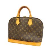 Pre-owned Canvas handbags Louis Vuitton Vintage , Brown , Dames