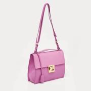 Pre-owned Leather shoulder-bags Salvatore Ferragamo Pre-owned , Pink ,...