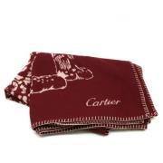 Pre-owned Canvas scarves Cartier Vintage , Red , Dames