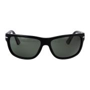 Stijlvolle zonnebril met model 0Po3342S Persol , Black , Dames