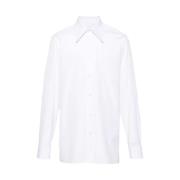 Witte Overhemd met Lange Mouwen Maison Margiela , White , Heren