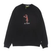 Zwarte Skeleton Crewneck Sweatshirt Iuter , Black , Heren