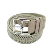 Pre-owned Canvas belts Hermès Vintage , Beige , Dames