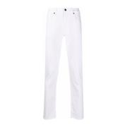 Witte Skinny Katoenen Jeans 7 For All Mankind , White , Heren