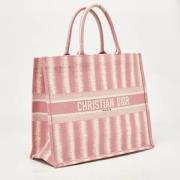 Pre-owned Canvas totes Dior Vintage , Pink , Dames