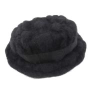 Pre-owned Fabric hats Chanel Vintage , Black , Dames