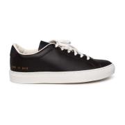 Bruin Leren Sneakers Ronde Neus Common Projects , Black , Heren