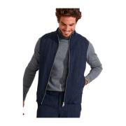 Navy Blue Mouwloos Jack Cala 1789 , Blue , Heren