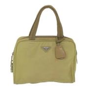 Pre-owned Fabric prada-bags Prada Vintage , Beige , Dames