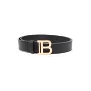 Stijlvolle Oranje Riem Balmain , Black , Unisex