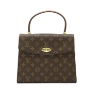 Pre-owned Canvas handbags Louis Vuitton Vintage , Brown , Dames