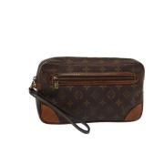 Pre-owned Canvas louis-vuitton-bags Louis Vuitton Vintage , Brown , Da...