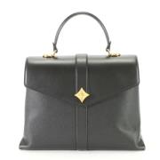 Pre-owned Leather louis-vuitton-bags Louis Vuitton Vintage , Black , D...