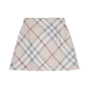 Laura Geruite Rok Bleke Steen Burberry , Multicolor , Dames