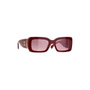 Ch5534 1792S1 Sunglasses Chanel , Red , Dames