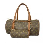 Pre-owned Fabric louis-vuitton-bags Louis Vuitton Vintage , Brown , Da...